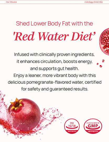 [FOODOLOGY] Coleology Red Water Diet Drink Mix