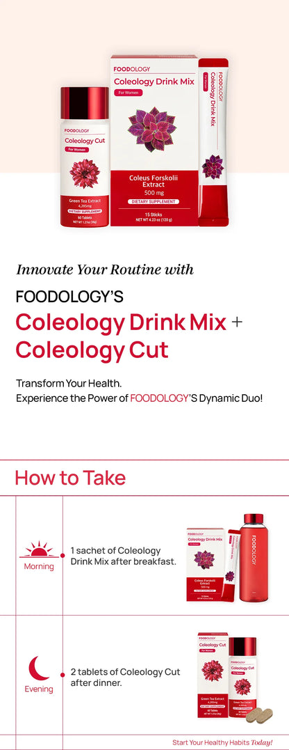 [FOODOLOGY] Coleology Red Water Diet Drink Mix